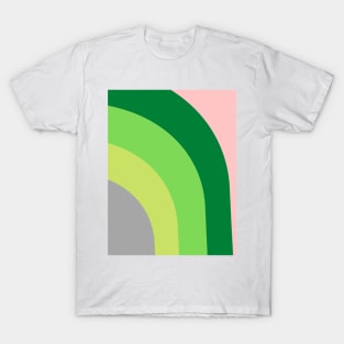 Boho earth colors rainbow pattern T-Shirt